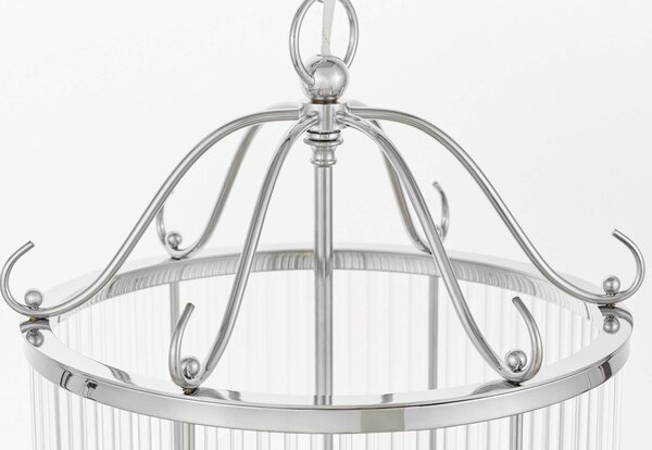 LAMPA WISZĄCA LOFT CHROMOWANA BOSTON W6