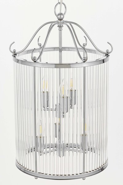 LAMPA WISZĄCA LOFT CHROMOWANA BOSTON W6