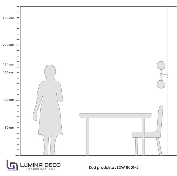 KINKIET LAMPA ŚCIENNA LOFT MOSIĘŻNO-BIAŁA ZODIAK W2