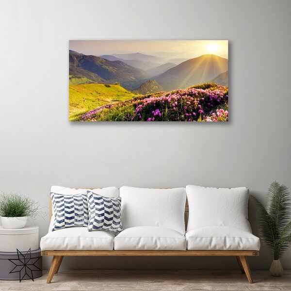 Obraz canvas na ścianę Panorama Górskiej Hali