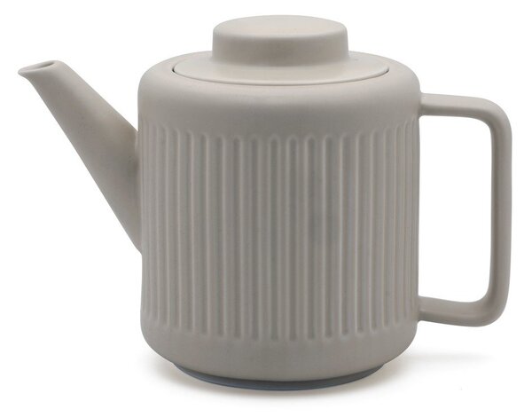 Szary porcelanowy dzbanek do herbaty z sitkiem 1,2 l Skagen – Bredemeijer