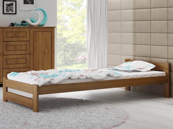 Łóżko drewniane Inter 90x200 dąb