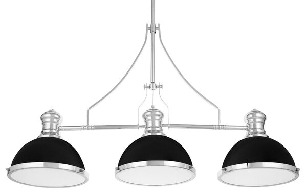 NOWOCZESNA LAMPA WISZĄCA INDUSTRIALNA CZARNA ETTORE W3