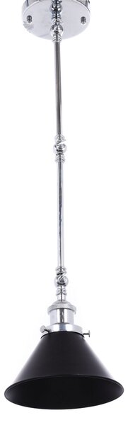 LAMPA ŚCIENNA LOFTOWA CHROMOWANA DERI W2
