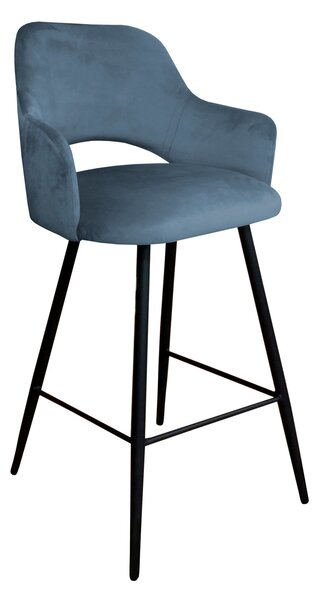 Hoker krzesło barowe Milano podstawa czarna BL06