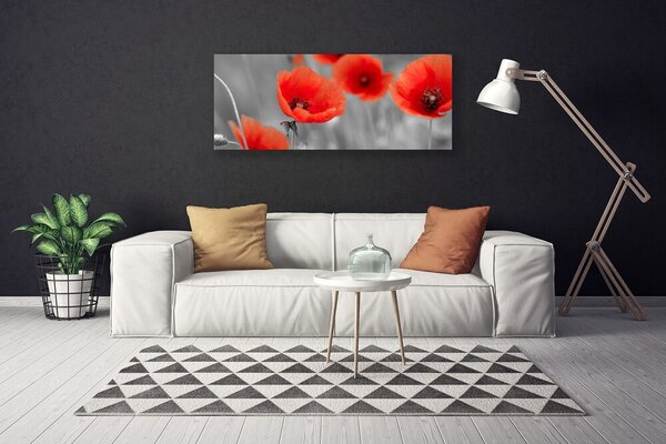 Obraz canvas Czerwone Maki w Polu