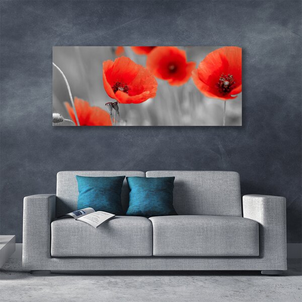 Obraz canvas Czerwone Maki w Polu