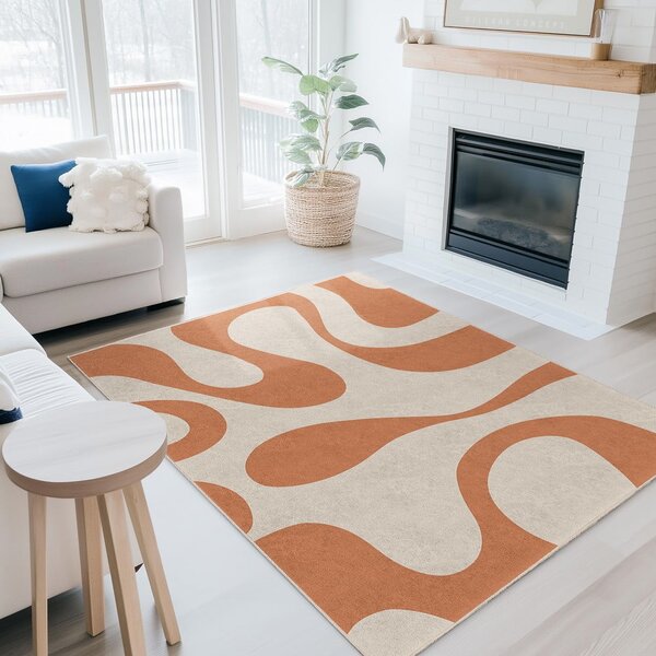 Pomarańczowy chodnik odpowiedni do prania 60x230 cm Caramel Latte – Mila Home
