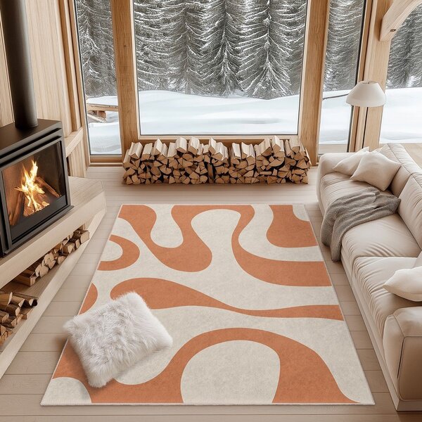 Pomarańczowy chodnik odpowiedni do prania 60x230 cm Caramel Latte – Mila Home