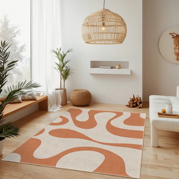 Pomarańczowy chodnik odpowiedni do prania 60x230 cm Caramel Latte – Mila Home