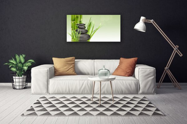 Obraz canvas Świeżość Zielonego Bambusa