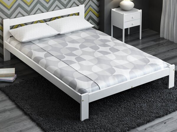 Łóżko drewniane Mato 90x200 białe