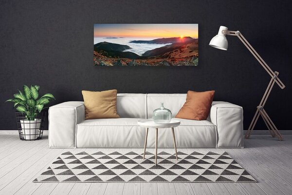 Obraz canvas Majestat Gór nad Chmurami