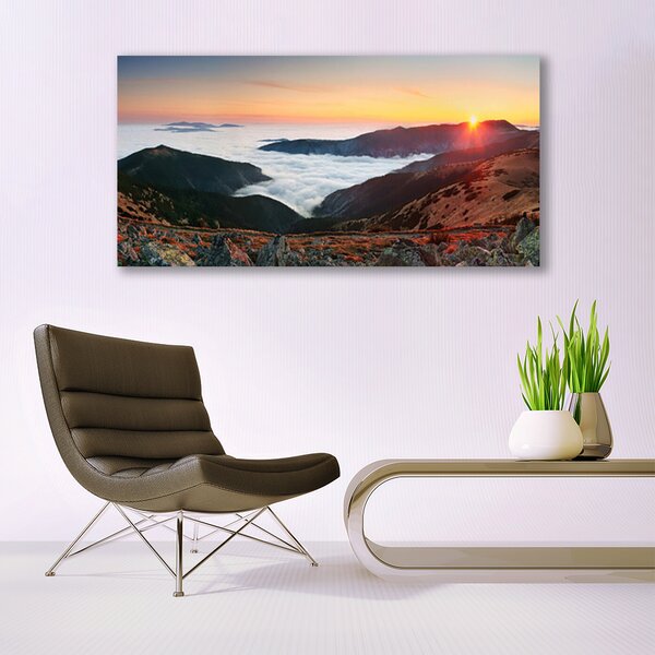 Obraz canvas Majestat Gór nad Chmurami