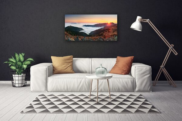 Obraz canvas Majestat Gór nad Chmurami