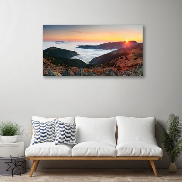 Obraz canvas Majestat Gór nad Chmurami