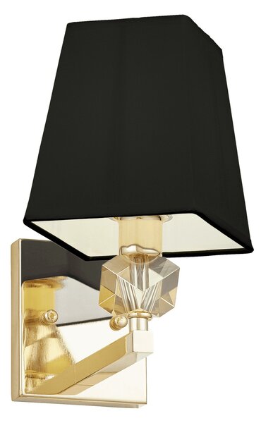 LAMPA ŚCIENNA KINKIET ZŁOTO-CZARNY MONTERO W1