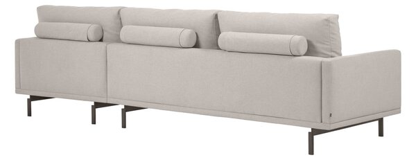 Beżowy narożnik Kave Home Galene, prawy róg, 254 cm
