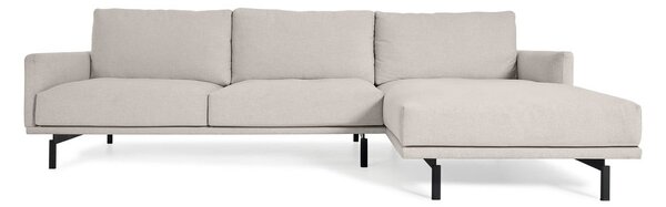 Beżowy narożnik Kave Home Galene, prawy róg, 254 cm