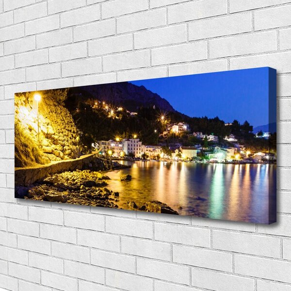 Obraz canvas na ścianę Szczyty Gór nad Oceanem