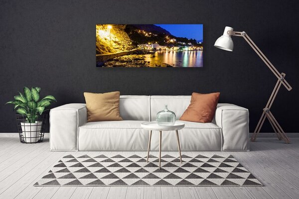 Obraz canvas na ścianę Szczyty Gór nad Oceanem
