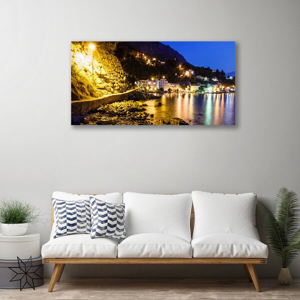 Obraz canvas na ścianę Szczyty Gór nad Oceanem
