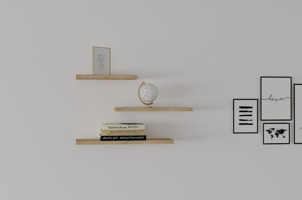 Półka w dekorze dębu zestaw 3 szt. Leila – Kalune Design