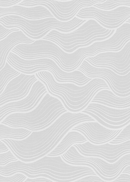 Tapety Bardzo jasnoszare fale z delikatnym rytmem linii, Tapety Abstrakcyjne, a00682 : Uwalls.pl