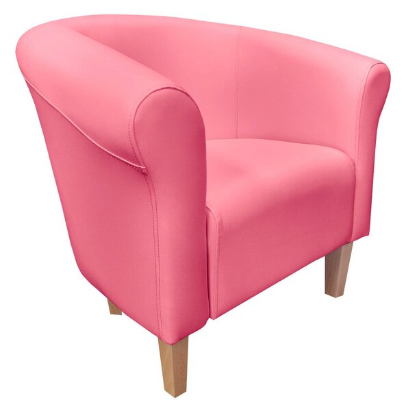 Fotel Milo D26 różowy nogi 15 buk
