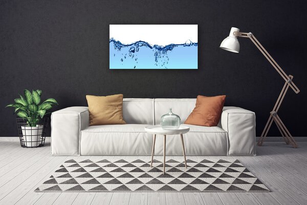 Obraz canvas Abstrakcyjna Głębia Błękitu
