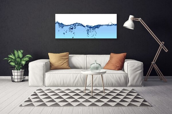 Obraz canvas Abstrakcyjna Głębia Błękitu