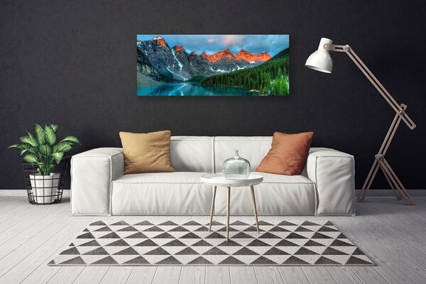 Obraz canvas Alpejska Sielanka nad Wodą