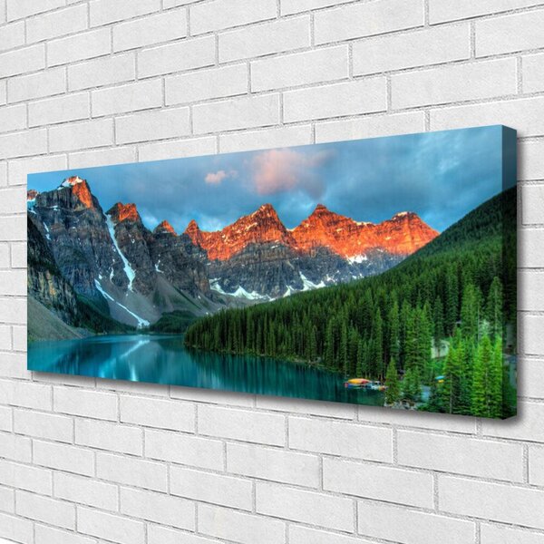 Obraz canvas Alpejska Sielanka nad Wodą