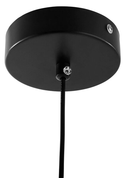 LAMPA WISZĄCA NOWOCZESNA CZARNA BIAŁA KULA FREDICA 15 LUMINA DECO