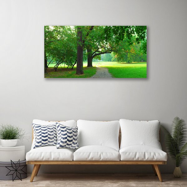 Obraz canvas Aleja w Cieniu Drzew