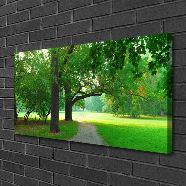 Obraz canvas Aleja w Cieniu Drzew