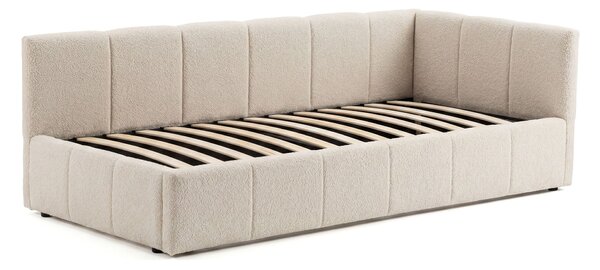 MebleMWM Łóżko tapicerowane z pojemnikiem 5084G-R | 90x200 | Boucle | Beż #8