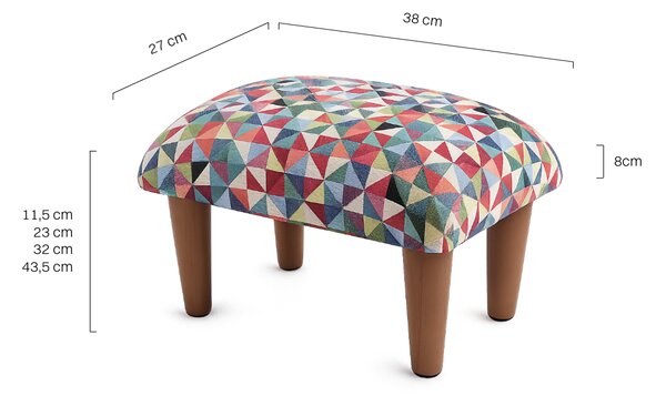 Podnóżek do fotela Geometrico