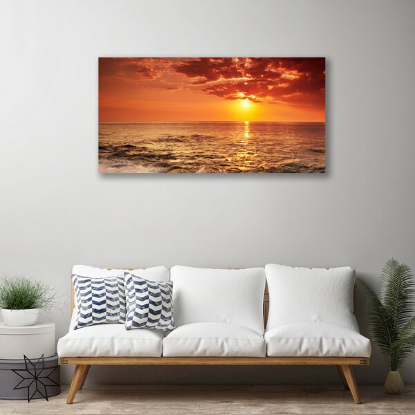 Obraz canvas Złota Godzina nad Oceanem
