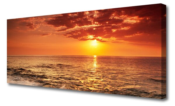 Obraz canvas Złota Godzina nad Oceanem