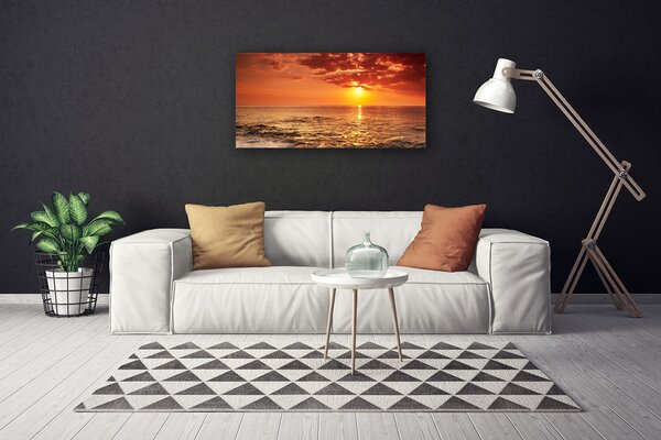 Obraz canvas Złota Godzina nad Oceanem