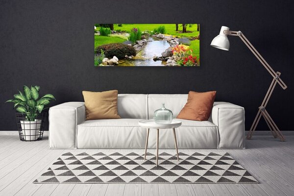 Obraz canvas Ogród nad Brzegiem Jeziora