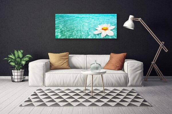 Obraz canvas na ścianę Kwiat Lotosu na Wodzie