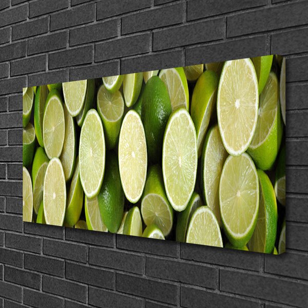 Obraz canvas na ścianę Orzeźwiający Plaster Limonki