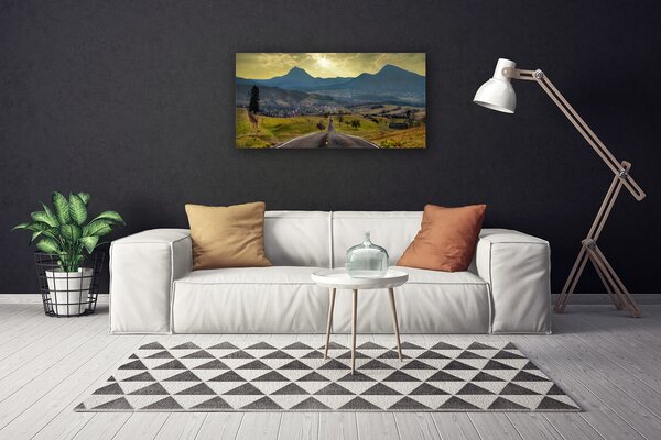 Obraz canvas na ścianę Kręta Droga ku Szczytom