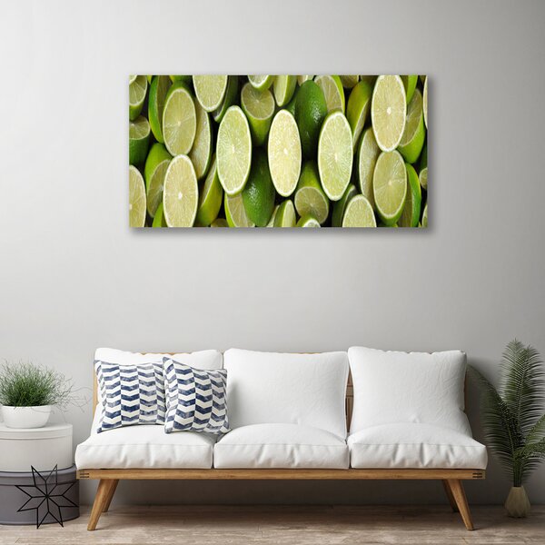 Obraz canvas na ścianę Orzeźwiający Plaster Limonki