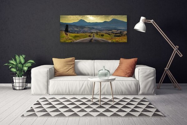 Obraz canvas na ścianę Kręta Droga ku Szczytom