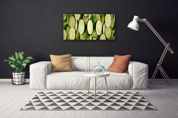 Obraz canvas na ścianę Orzeźwiający Plaster Limonki