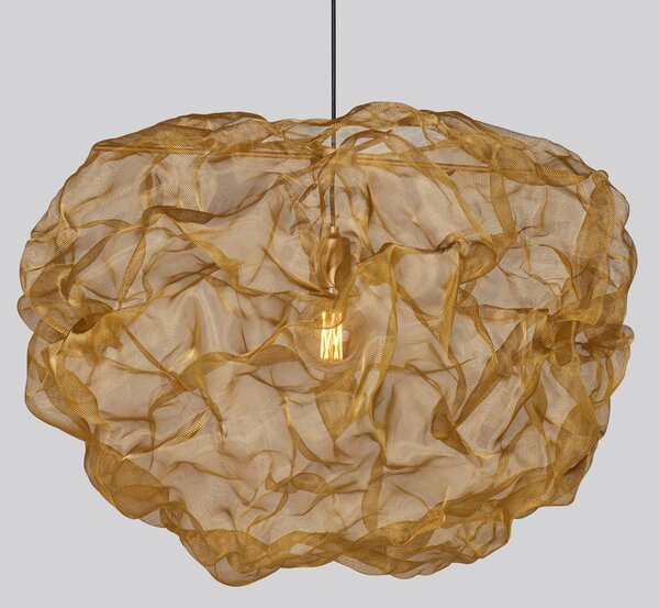 Lampa Wisząca Northern, Heat, ściemnialny, złoty | mosiężny, salon, metal, design