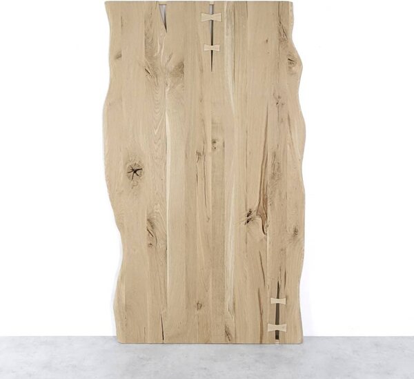 Drzwi przesuwne drewniane dębowe jednoskrzydłowe ONE BOARD RUSTIC surowe